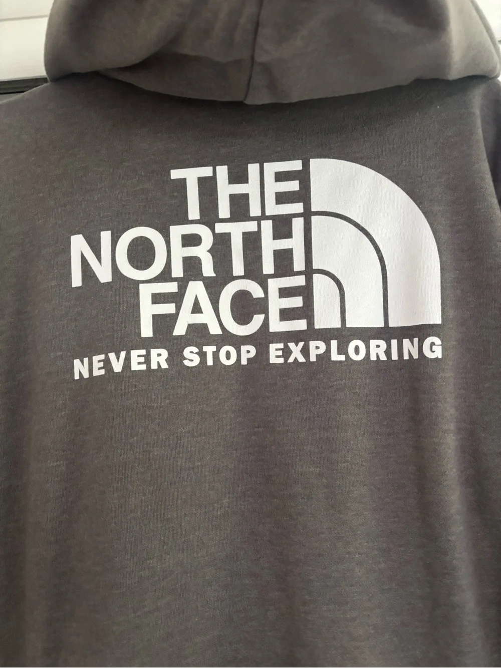 The North Face Men's Hooded Sweatshirt in Heather Gray